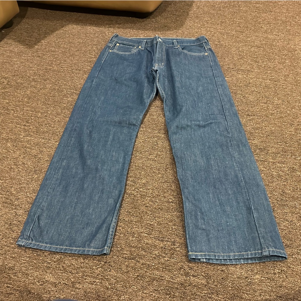 Like NEW! Classic Men's 559 Straight-Leg Jeans - Blue 34/32 bottoms pants